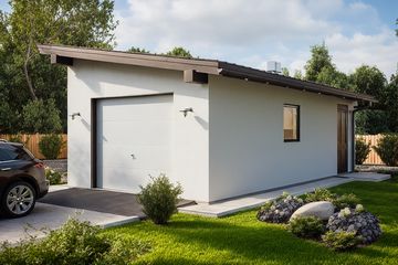  Projekt garażu G37 - Budynek garażowo - gospodarczy (PRA1040) - projekt garażu parterowego - Zdjęcie 1