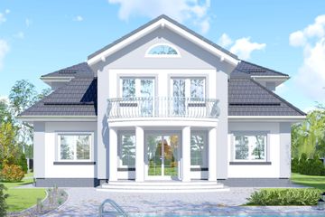  Projekt domu APS 022 (LUA1021) - projekt domu parterowego z poddaszem - Zdjęcie 2
