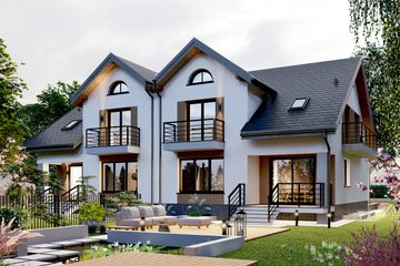  Projekt domu APS 049 (LUA1048) - projekt domu parterowego z poddaszem - Zdjęcie 4