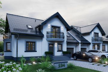  Projekt domu APS 194 (LUA1246) - projekt domu parterowego z poddaszem - Zdjęcie 3