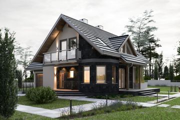  Projekt domu Majka Tura (1115) (KRD2078) - projekt domu parterowego z poddaszem - Zdjęcie 3