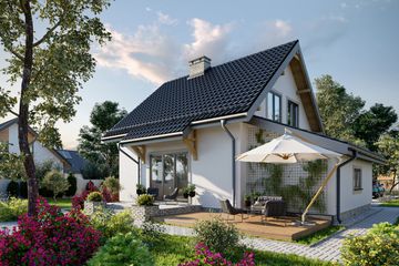  Projekt domu Smyk As (1121) (KRD2084) - projekt domu parterowego z poddaszem - Zdjęcie 5