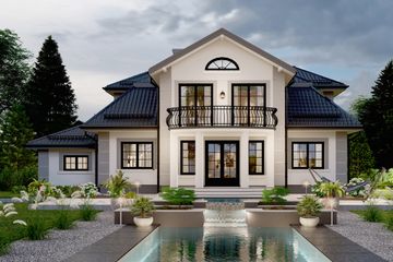  Projekt domu APS 022 + G (LUA1074) - projekt domu parterowego z poddaszem - Zdjęcie 4