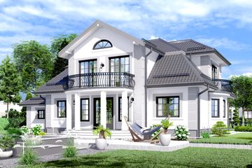  Projekt domu APS 022 + G (LUA1074) - projekt domu parterowego z poddaszem - Zdjęcie 5