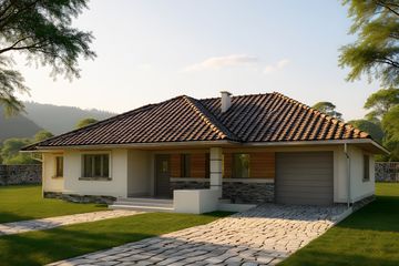  Projekt domu HG-H3A (KRM1045) - projekt domu parterowego - Zdjęcie 1