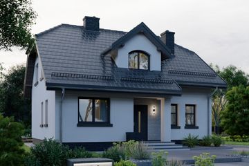  Projekt domu APS 074 (LUA1085) - projekt domu parterowego z poddaszem - Zdjęcie 3