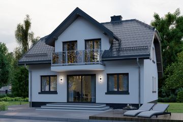  Projekt domu APS 074 (LUA1085) - projekt domu parterowego z poddaszem - Zdjęcie 4