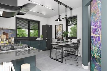  Projekt domu APS 074 (LUA1085) - projekt domu parterowego z poddaszem - Zdjęcie 5