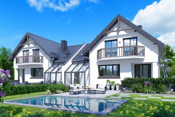  Projekt domu APS 091 (LUA1102) - projekt domu parterowego z poddaszem - Zdjęcie 3