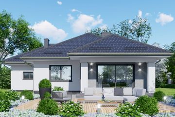  Projekt domu APS 093 (LUA1104) - projekt domu parterowego - Zdjęcie 2
