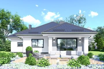  Projekt domu APS 093 (LUA1104) - projekt domu parterowego - Zdjęcie 2