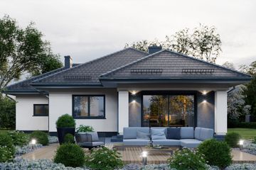  Projekt domu APS 093 (LUA1104) - projekt domu parterowego - Zdjęcie 4