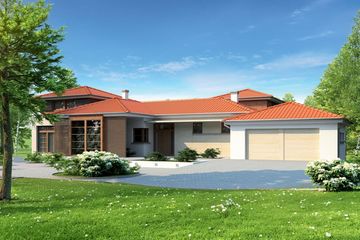 Projekt domu Dionizy G2 (mały) - parterowy z poddaszem dom o powierzchni 261,05 m², dach czterospadowy - ujęcie 2