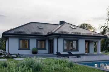  Projekt domu APS 097 (LUA1108) - projekt domu parterowego - Zdjęcie 4