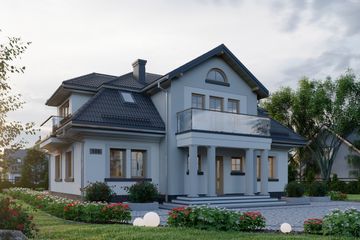  Projekt domu APS 106 (LUA1117) - projekt domu parterowego z poddaszem - Zdjęcie 3