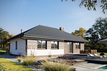  Projekt domu Lena (1167) (KRD2130) - projekt domu parterowego - Zdjęcie 4