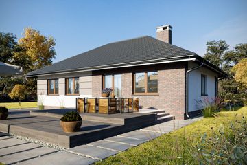  Projekt domu Lena (1167) (KRD2130) - projekt domu parterowego - Zdjęcie 6