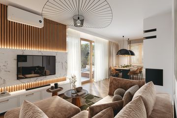 Projekt domu Smyk Solo Twist (1165) - parterowy z poddaszem dom o powierzchni 74,20 m², dach dwuspadowy - ujęcie 7
