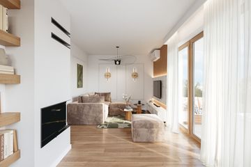 Projekt domu Smyk Solo Twist (1165) - parterowy z poddaszem dom o powierzchni 74,20 m², dach dwuspadowy - ujęcie 9