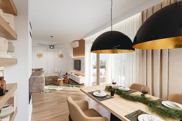 Projekt domu Smyk Solo Twist (1165) - parterowy z poddaszem dom o powierzchni 74,20 m², dach dwuspadowy - ujęcie 10