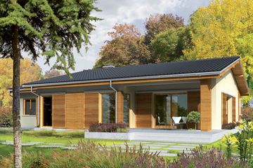  Projekt domu Bob G1 (WRC1835) - projekt domu parterowego - Zdjęcie 1