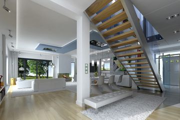  Projekt domu Gala (WAH1203) - projekt domu parterowego z poddaszem - Zdjęcie 3