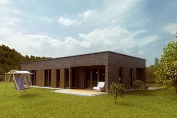  Projekt domu House 04 (WRG1015) - projekt domu parterowego - Zdjęcie 2