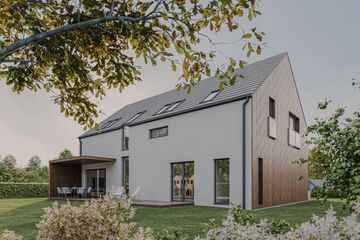  Projekt domu House 07 (WRG1032) - projekt domu parterowego z poddaszem - Zdjęcie 1
