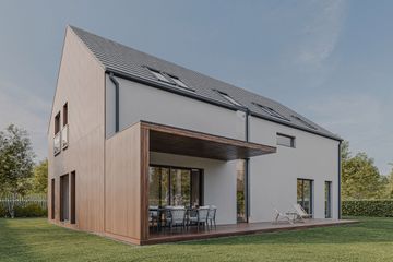  Projekt domu House 07 (WRG1032) - projekt domu parterowego z poddaszem - Zdjęcie 6