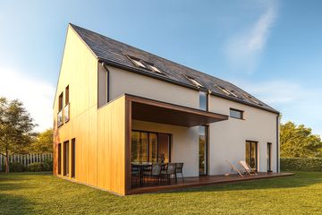  Projekt domu House 07 (WRG1032) - projekt domu parterowego z poddaszem - Zdjęcie 3