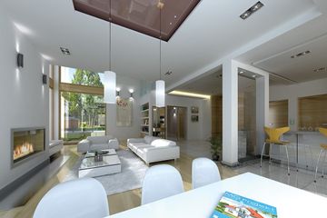  Projekt domu Riwiera (WAH1204) - projekt domu z pełnym piętrem - Zdjęcie 4