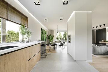  Projekt domu Miejski (WAH1207) - projekt domu parterowego z poddaszem - Zdjęcie 8