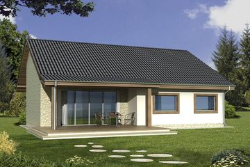  Projekt domu Antek 2a (WRD1514) - projekt domu parterowego - Zdjęcie 2