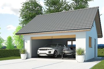  Projekt budynku gospodarczego APG 5A budynek gospodarczy (WRD1540) - projekt budynku parterowego - Zdjęcie 1