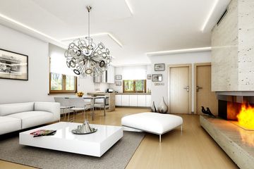  Projekt domu Czaruś (WAH1225) - projekt domu parterowego - Zdjęcie 4