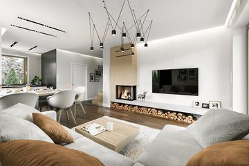  Projekt domu Kajtek (WAH1240) - projekt domu parterowego - Zdjęcie 4