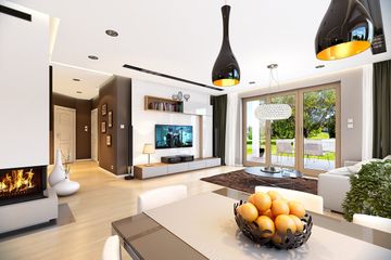  Projekt domu Szpak (WAH1259) - projekt domu parterowego - Zdjęcie 7