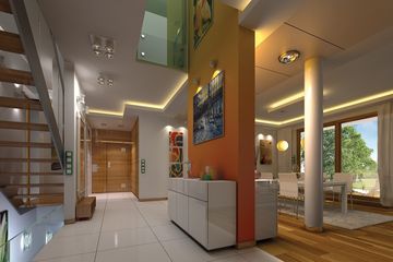  Projekt domu Willa słoneczna (WAH1264) - projekt domu z pełnym piętrem - Zdjęcie 8