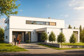  Projekt domu Willa słoneczna (WAH1264) - projekt domu z pełnym piętrem - Zdjęcie 1