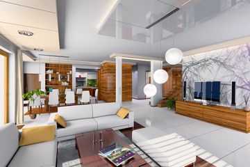  Projekt domu Willa z basenem (WAH1265) - projekt domu z pełnym piętrem - Zdjęcie 3