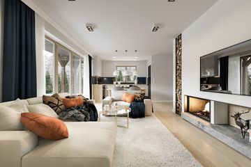  Projekt domu Wisełka (WAH1266) - projekt domu parterowego z poddaszem - Zdjęcie 5