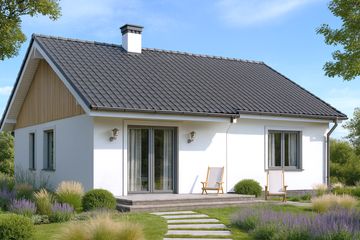  Projekt domu Zosia (WAH1267) - projekt domu parterowego - Zdjęcie 2