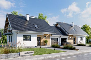  Projekt domu Czaruś Duolit (1192) (KRD2169) - projekt domu parterowego z poddaszem - Zdjęcie 1