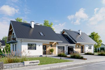  Projekt domu Czaruś Duolit (1192) (KRD2169) - projekt domu parterowego z poddaszem - Zdjęcie 1