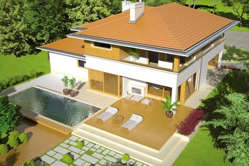  Projekt domu Diego II G2 (WRC1878) - projekt domu z pełnym piętrem - Zdjęcie 3