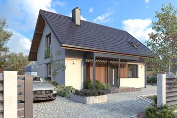  Projekt domu Anka dr-ST (BSA1599) - projekt domu parterowego z poddaszem - Zdjęcie 6