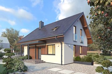  Projekt domu Anka dr-ST (BSA1599) - projekt domu parterowego z poddaszem - Zdjęcie 4