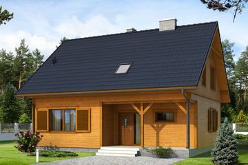  Projekt domu Indygo dr-S (BSA1622) - projekt domu parterowego z poddaszem - Zdjęcie 1