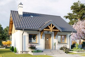  Projekt domu Gucio (1224) (KRD2187) - projekt domu parterowego - Zdjęcie 1