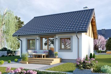  Projekt domu Gucio (1224) (KRD2187) - projekt domu parterowego - Zdjęcie 3